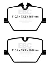 Load image into Gallery viewer, EBC Racing DP82415RPX RP-X Rear Race Brake Pads for BMW 330i, M340i, 440i and Toyota GR Supra