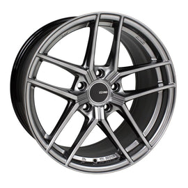 Enkei TY5 19x8.5 Inch Hyper Silver Alloy Wheel with 5x114.3 Bolt Pattern and 35mm Offset