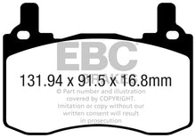 Load image into Gallery viewer, EBC Redstuff Ceramic Rear Brake Pads for Kia Stinger 2018-2019 and Genesis G70