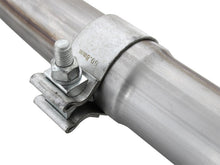 Load image into Gallery viewer, aFe Power Twisted Steel Y-Pipe for 2012-2018 Jeep Wrangler V6 3.6L - 2.5 Inch Stainless Steel Mandrel-Bent Exhaust Connection