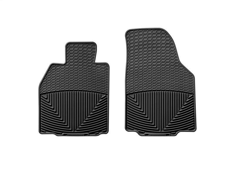 WeatherTech All-Weather Front Floor Mats Black for 2005-2012 Porsche 911 (997), 2009 Porsche Cayman and Boxster - Part W57