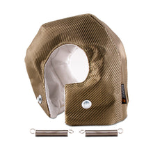 Load image into Gallery viewer, Mishimoto Titanium Turbo Blanket T6 – High-Temperature Turbo Heat Shield for Enhanced Engine Bay Cooling