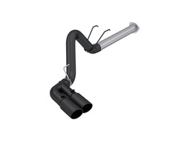 MBRP Armor BLK Series Exhaust System for Ford F-250/F-350 2017-2018 - Single Side Dual Exit with Black Coated Tips