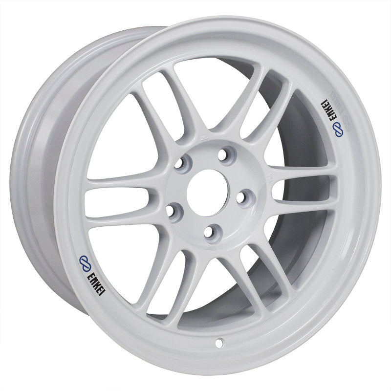 Enkei RPF1 17x9 Inch Wheel with 5x114.3 Bolt Pattern and 35mm Offset in Vanquish White – Part Number enk3797906535WP