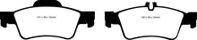 Load image into Gallery viewer, EBC Redstuff Ceramic Low Dust Brake Pads for Mercedes-Benz CLS and E-Class - Part Number EBCDP31491C