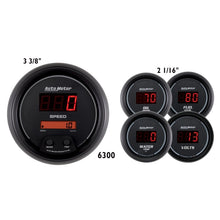 Load image into Gallery viewer, AutoMeter Gauge Kit 5 Piece Digital Electric Speedometer and Gauges - Part Number ATM6300