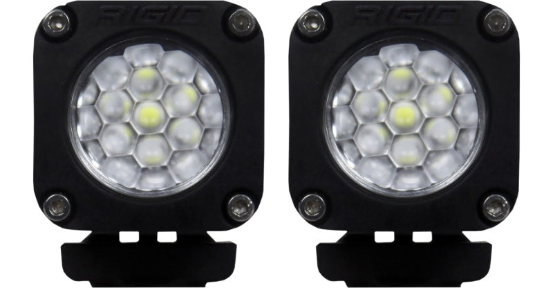 Rigid Industries Ignite Compact LED Light with GoPro Mount * 1000 Lumens, Versatile Spot, Flood, or Diffused Beam