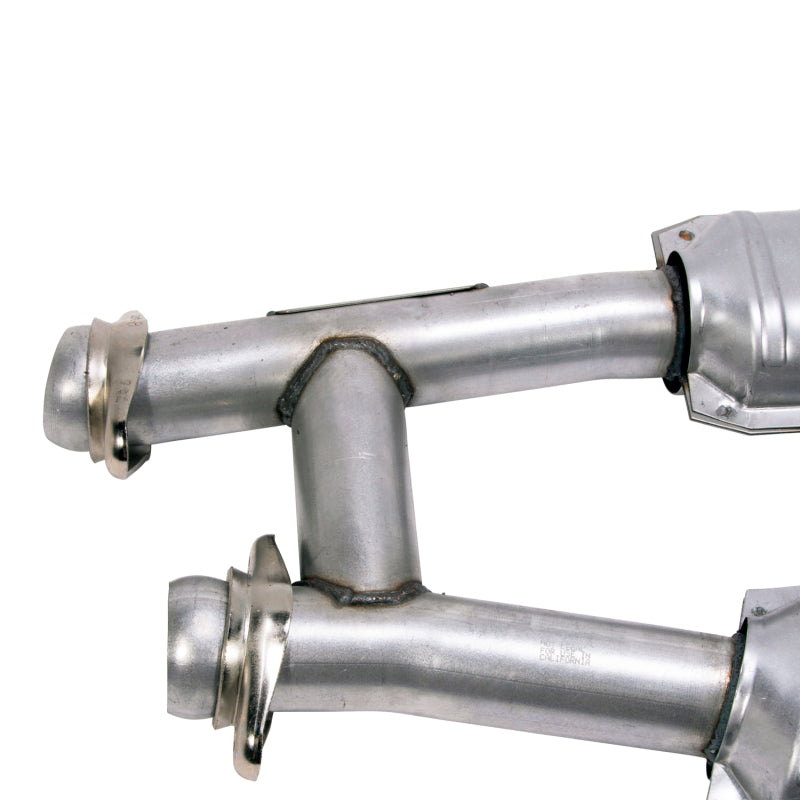 BBK 86-93 Ford Mustang 5.0 High Flow H Pipe with Catalytic Converters – 2-1/2 Inch Performance Exhaust Pipe