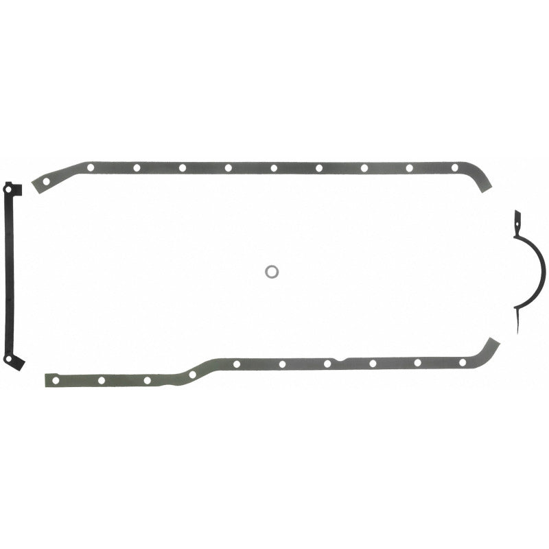 Fel-Pro 1819 Engine Oil Pan Gasket Set with Rubber-Coated Fiber for Automotive Repair