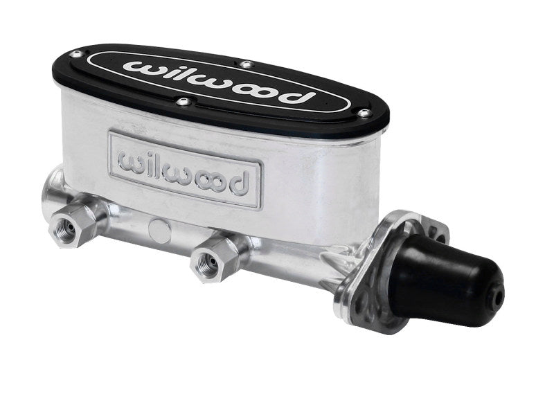 Wilwood High Volume Tandem Master Cylinder - 1 1/8 inch Bore Ball Burnished Finish