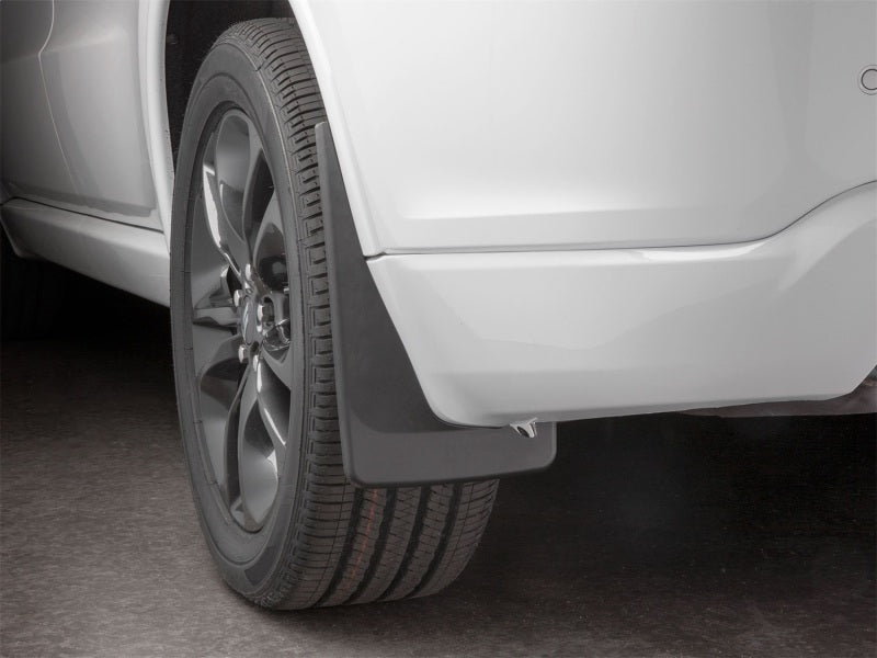 WeatherTech WET120124 DigitalFit Rear No-Drill MudFlaps for 2011-2012 Dodge Durango, Black