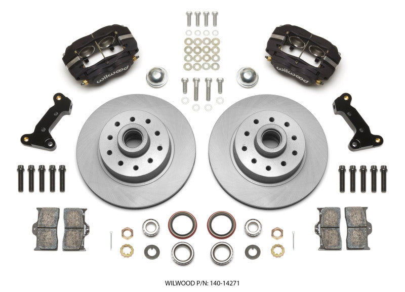 Wilwood Forged Dynalite Front Disc Brake Kit for 1974-1978 Ford Mustang II * 11.03-Inch Rotors with Dual Bolt Pattern