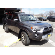 Load image into Gallery viewer, Rally Armor UR Series Polyurethane Mud Flaps for Toyota 4Runner – Black with Red Logo, Part Number RALMF48-UR-BLK/RD