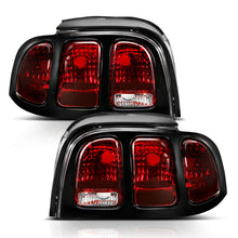 Load image into Gallery viewer, ANZO 1994-1998 Ford Mustang Tail Light Assembly with Dark Red Lens and Black Housing