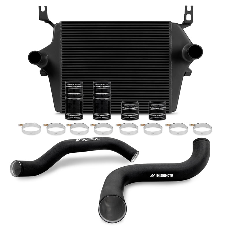 Mishimoto 99-03 Ford 7.3L Powerstroke Intercooler Kit with Black Pipes