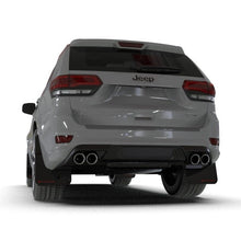 Load image into Gallery viewer, Rally Armor 18-22 Jeep Grand Cherokee SRT Trackhawk Black UR Mud Flap with White Logo