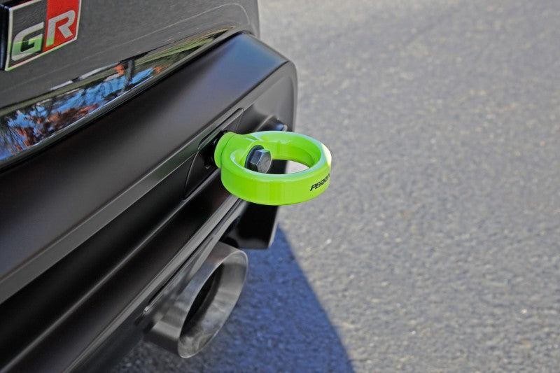 Perrin Performance Rear Tow Hook Kit for 2020-2025 Toyota Supra - Neon Yellow