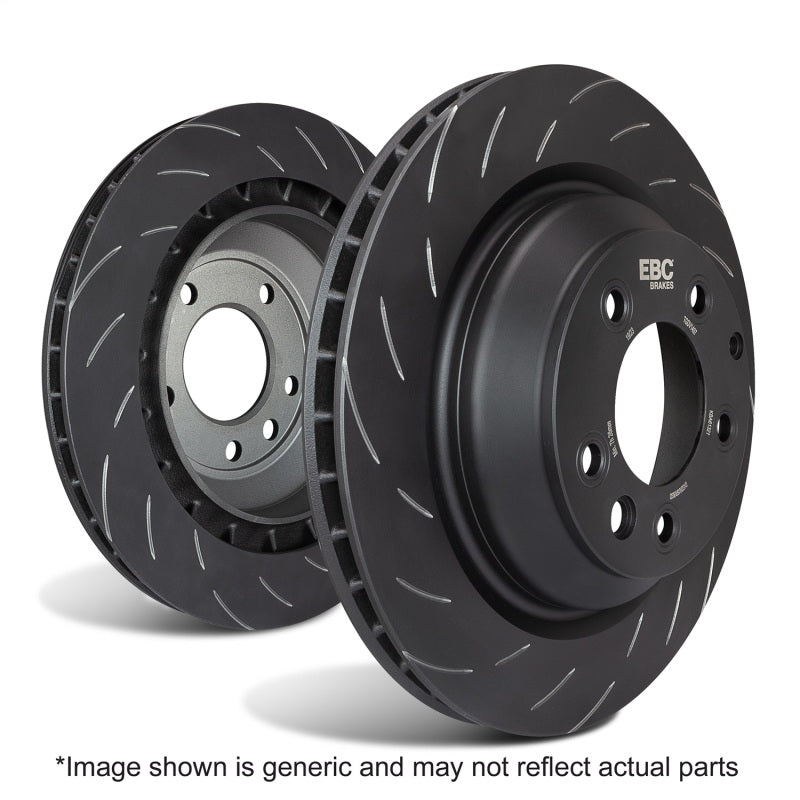 EBC SG1416 Grooved Rear Brake Rotors for Select Volkswagen Passat and CC Models