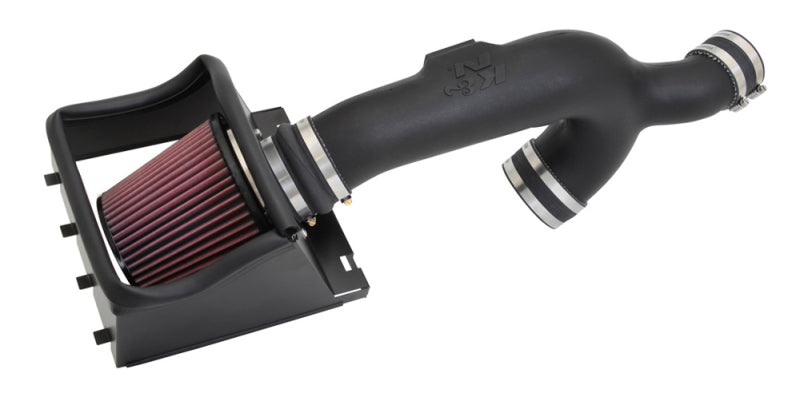 K&N Engineering 57-2583 High-Flow Cold Air Intake Kit for Ford F-150 3.5L V6 (2011-2014)