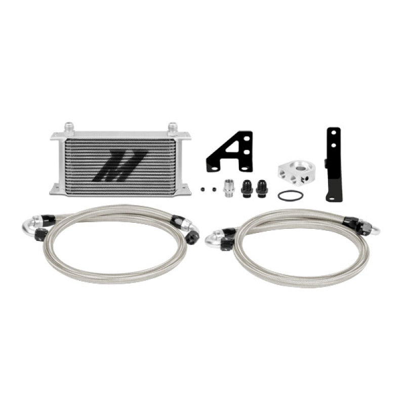 Mishimoto Subaru WRX STI Oil Cooler Kit – Part Number misMMOC-STI-15 – Silver, 2015-2021 Models