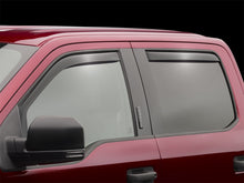 Load image into Gallery viewer, WeatherTech 2015+ Ford F-150 SuperCrew Side Window Deflectors - Dark Tint