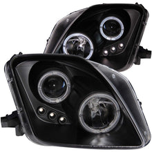 Load image into Gallery viewer, ANZO 1997-2001 Honda Prelude Projector Headlights with Halo, Black Housing and LED - Clear Lens Pair