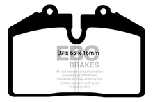 Load image into Gallery viewer, EBC DP41013R Yellowstuff Front Brake Pads for 1993 Porsche 911 and 2001-2002 Qvale Mangusta