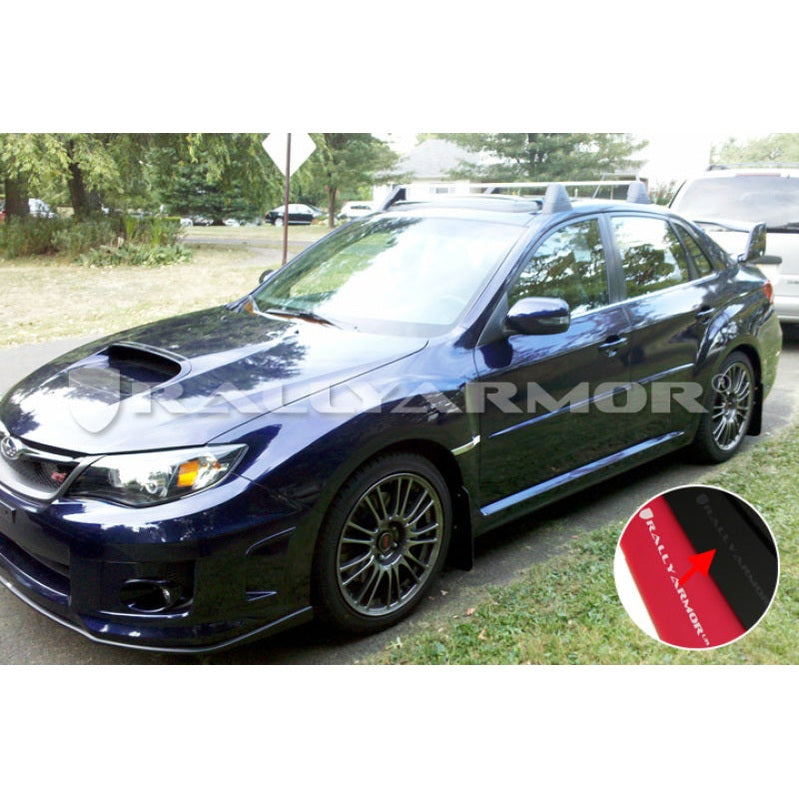 Rally Armor UR Series Mud Flaps for Subaru Impreza and WRX/STI (2011-2014) - Black with Grey Logo