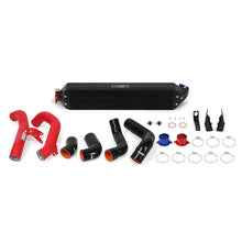 Load image into Gallery viewer, Mishimoto 2016+ Honda Civic 1.5T / 2017+ Honda Civic Si Black Intercooler Kit with Red Pipes