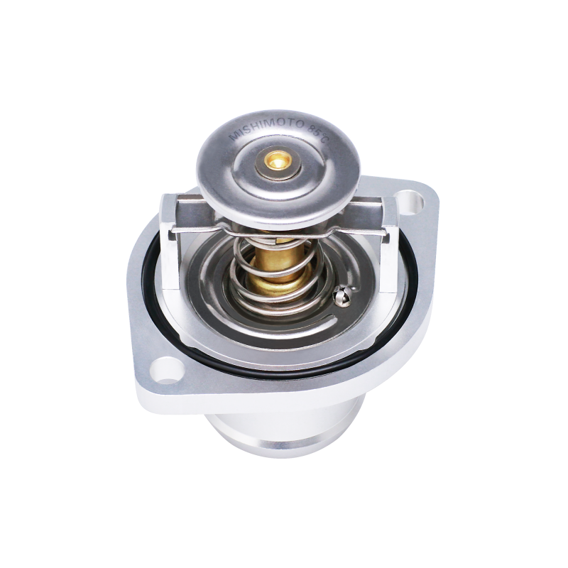 Mishimoto Ford 6.0L Powerstroke Low-Temperature Thermostat with CNC Housing - Part Number misMMTS-F2D-03FL