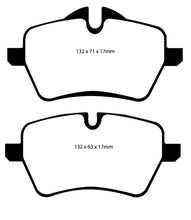Load image into Gallery viewer, EBC Ultimax OEM Replacement Front Brake Pads for Mini Cooper (2011-2013) - Part No. ebcUD1204