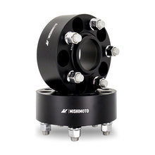 Load image into Gallery viewer, Mishimoto 5x100 Wheel Spacers for Subaru Legacy 2005-2007, 56.1mm Center Bore, Black Anodized Finish