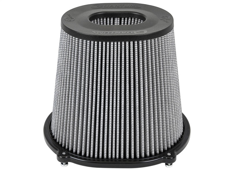 aFe Quantum Pro DRY S Air Filter with Inverted Top * 5-inch Flange, 8-inch Height for Quantum Series Cold Air Intake Systems