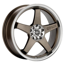 Load image into Gallery viewer, Enkei EV5 18x7.5 Alloy Wheel - Matte Bronze with Machined Lip, 5x100/114.3 Bolt Pattern, 38mm Offset