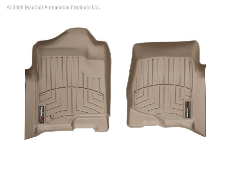 WeatherTech DigitalFit Front FloorLiner for Chevrolet Avalanche, Tan, Part Number WET450661