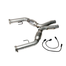 Load image into Gallery viewer, BBK Performance 05-10 Mustang Short Mid X Pipe with Catalytic Converters and 2-3/4 Inch Tubing – Part Number BBK1637