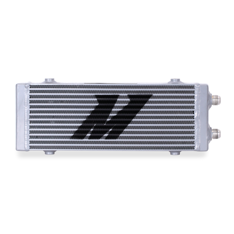 Mishimoto Universal Medium Bar and Plate Dual Pass Silver Oil Cooler for Ford Mustang