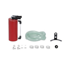 Load image into Gallery viewer, Mishimoto Small Aluminum Oil Catch Can - Wrinkle Red for Improved Engine Performance