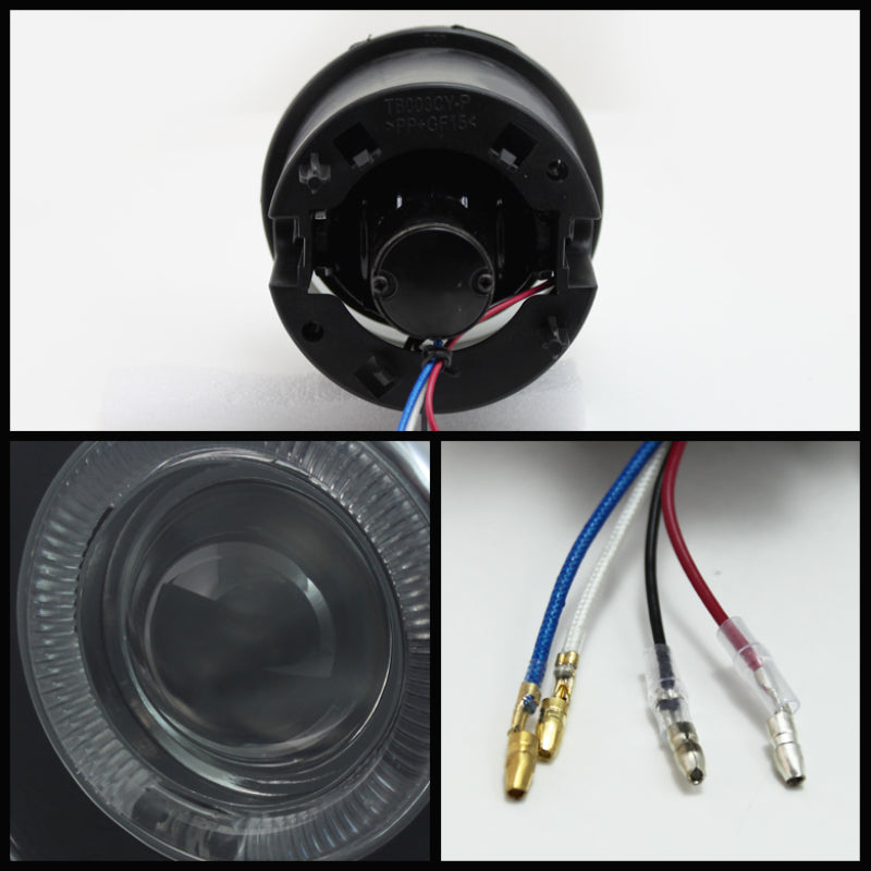 Spyder Chrysler 300C and Dodge Charger Projector Fog Lights with Switch - Clear, Part Number SPY5015785