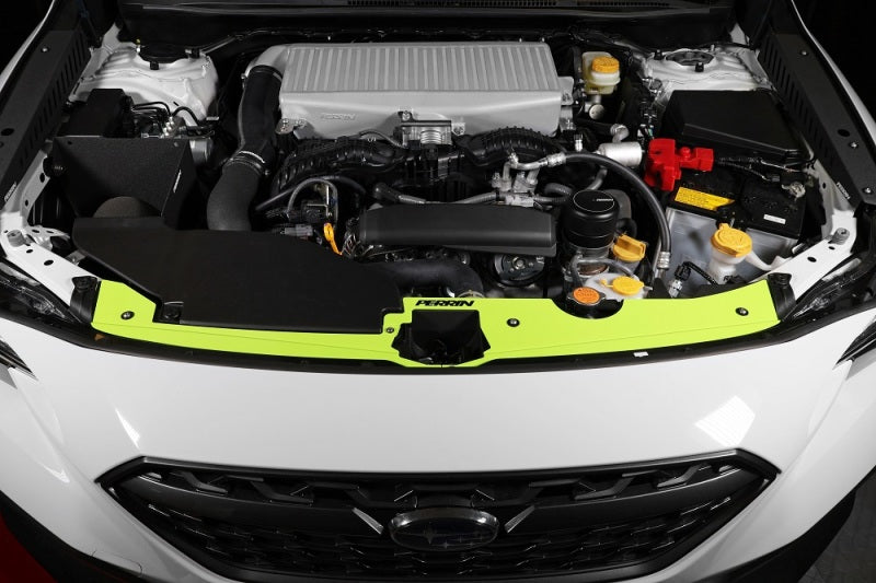 Perrin Performance Neon Yellow Radiator Shroud for 2022-2025 Subaru WRX * Part No. PSP-ENG-513NY