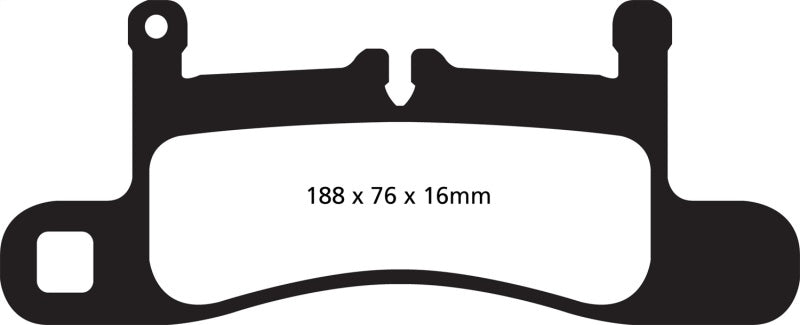 EBC Yellowstuff Brake Pads for Porsche 911 (991) and More * High-Performance Street and Track Use