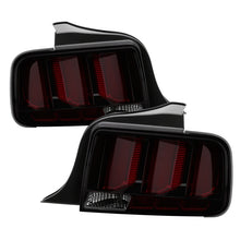 Load image into Gallery viewer, Spyder 05-09 Ford Mustang Smoke LED Tail Lights with Red Light Bar - Part Number: spy5086723