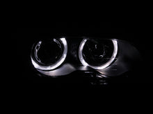 Load image into Gallery viewer, ANZO 1999-2001 BMW 3 Series E46 Projector Headlights with Halo, Black Housing, Clear Lens – Pair