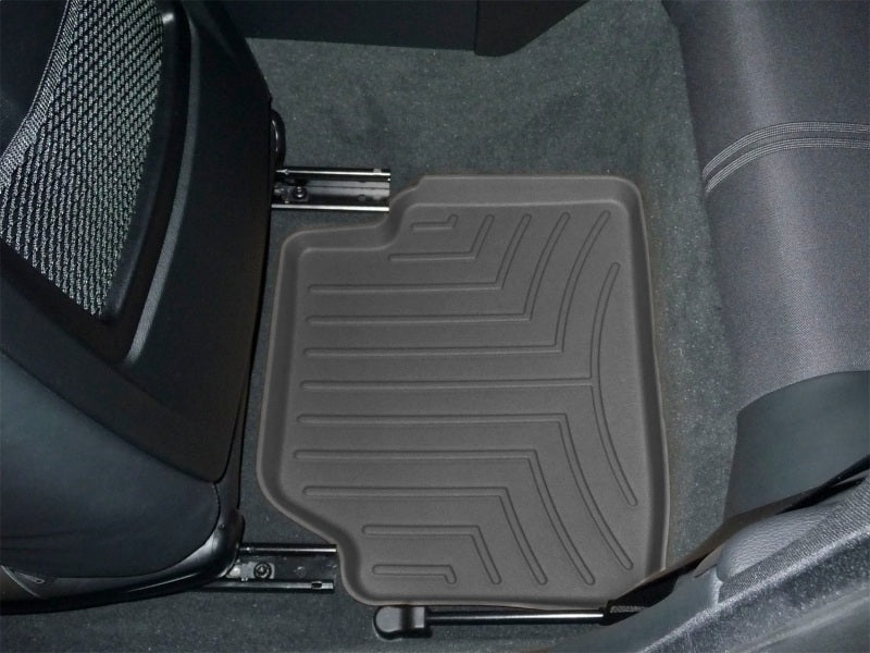 WeatherTech FloorLiner DigitalFit Rear Floor Mats, Black, 2-Piece, for 2006-2013 BMW 3-Series – Part 441463