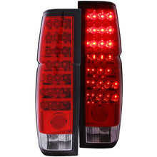 Load image into Gallery viewer, ANZO 1986-1997 Nissan Hardbody LED Tail Light Assembly Pair with Red and Clear Lenses