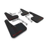 Rally Armor 20-25 Toyota GR Yaris Black Mud Flap with Red Logo – Durable Polyurethane Fender Protection