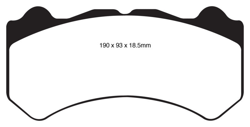 EBC Yellowstuff Front Brake Pads for Nissan GT-R R35 | High-Performance Street and Track Use