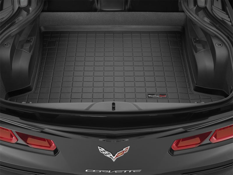 WeatherTech 14 Chevrolet Corvette Stingray Cargo Liner in Black - Part #wet40673