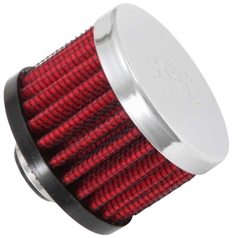 K&N Engineering Clamp-On Rubber Base Crankcase Vent Filter Part #62-1320 for Classic and Racing Engines