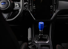 Load image into Gallery viewer, Mishimoto 2022+ Subaru WRX Shift Knob - World Rally Blue, CNC Machined Aluminum or Delrin